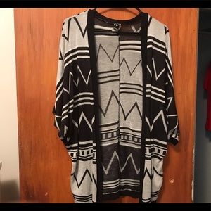 Black and White Cardigan